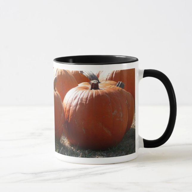 Caneca Pumpkins Foto para Queda, Dia das Bruxas ou Ação d (Direita)