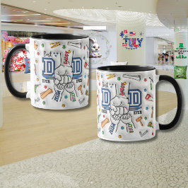Caneca "Punho Cerrado" Personalizado para o Dia dos Pais