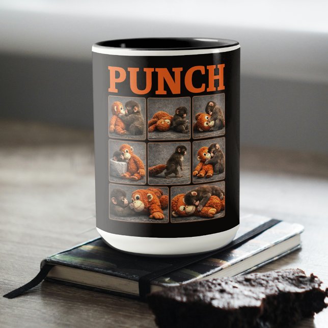 Caneca Punho de Macaco Bebê (Criador carregado)