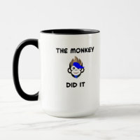 Punk Macaco O macaco fez Mug
