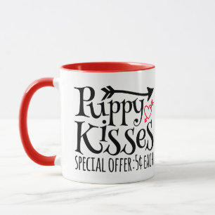 Caneca Puppy Kisses...namorados de oferta especial