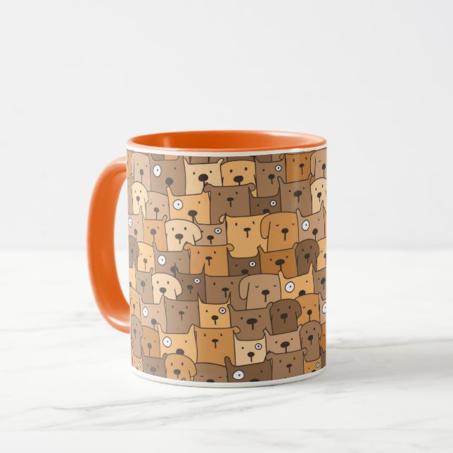 Caneca Pups em Cubo (Frente Esquerda)
