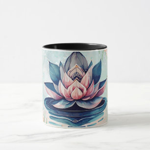 Caneca Pura Harmonia de Lótus – Floral Suave