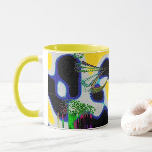 Caneca "Pure Contemporary" (11oz.) Combo Coffee Mug (Com Donut)