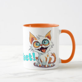 Caneca Purfect - Cartoon Novelty Funny Cat Mug