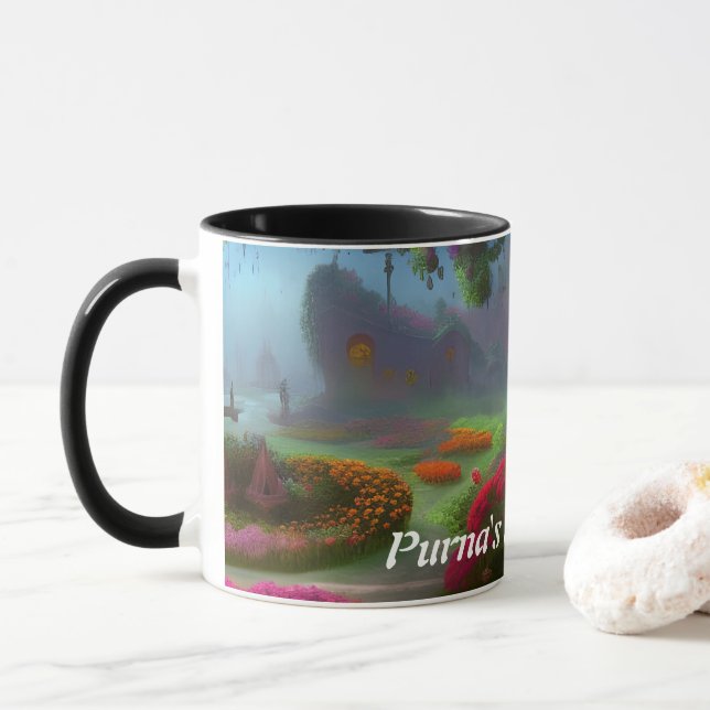 Caneca Purna's Morning Tea Personalizável (Com Donut)
