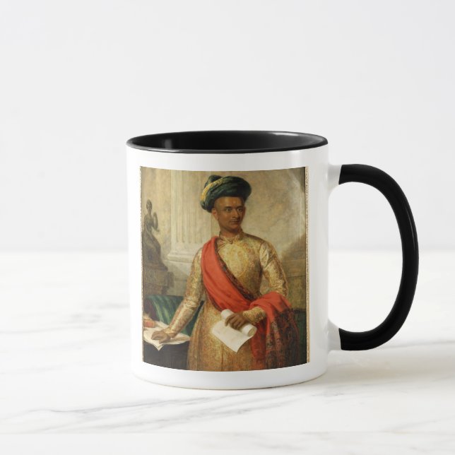 Caneca Purniya, ministro principal de Mysore, c.1801 (Direita)