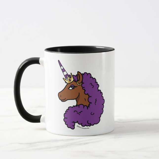 Caneca Purple Afro Unicorn (Esquerda)