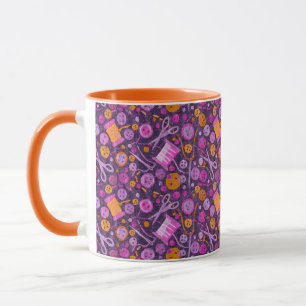 Caneca Púrpura de Colagem de Cântara de Castigo Doméstico