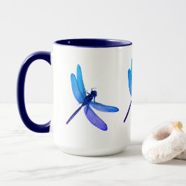 Caneca Púrpura e Blue Dragonfly Combo Mug