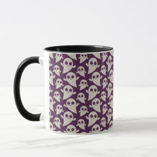 Caneca Púrpura e Espírito Branco - Mug Halloween
