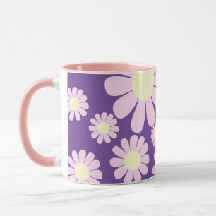 Caneca Púrpura Rosa Daisy