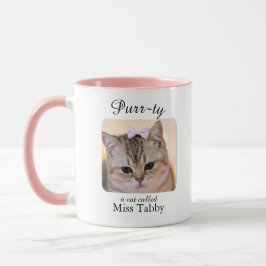 Caneca Purrty Cat Personalised Mug