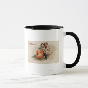 Caneca Puxando a abóbora acima do montanhês
