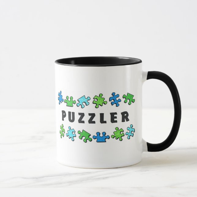 Caneca Puzzler com partes do quebra-cabeça (Direita)
