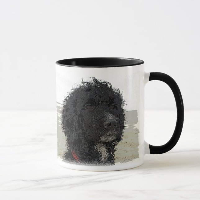Caneca PWD na praia (Direita)