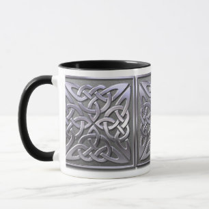Caneca Quadrado Celta - prata