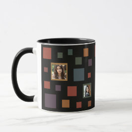Caneca Quadrados de Fotos Personalizados