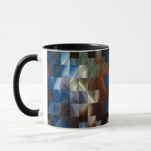 Caneca Quadrados metálicos