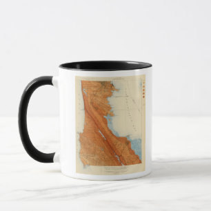 Caneca Quadrângulo de San Mateo mostrando intensidade, f