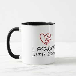 Caneca Quadro de Coração de Agradecimento Personalizado p