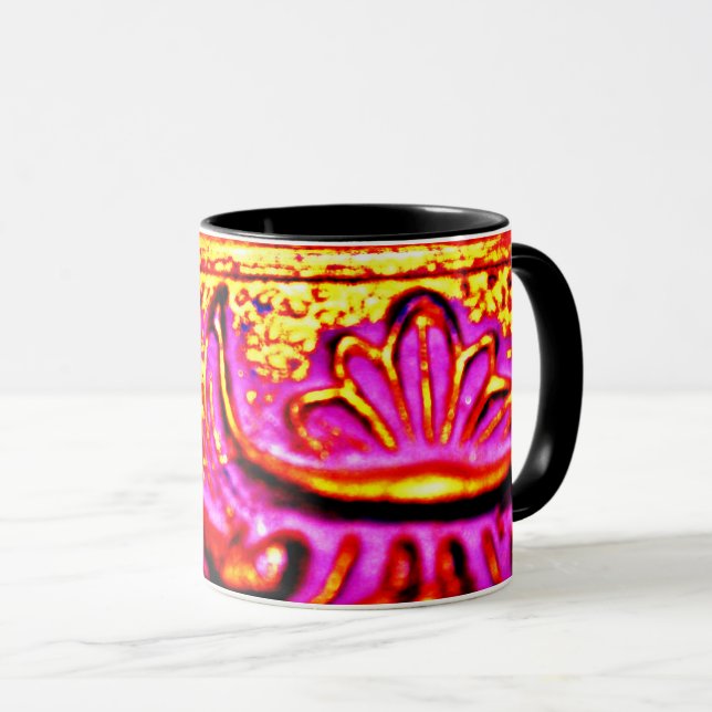 Caneca Quadro Rosa (Frente Esquerda)