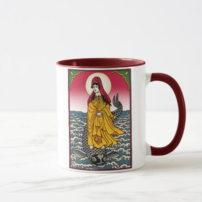 Caneca Quan Yin com Dharmachakra (Direita)
