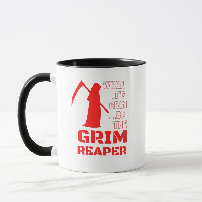 Caneca Quando for sujo, seja o Grim Reaper Mug (Esquerda)