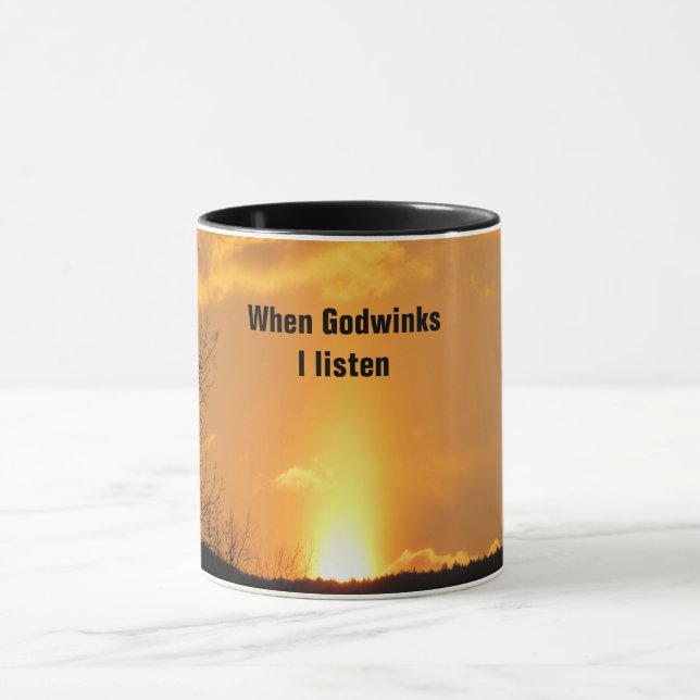 Caneca Quando Godwinks - Eu escuto Mug (Centro)