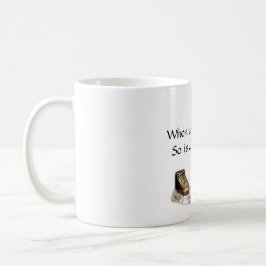 Caneca Quando uma criança é nascida, é assim um avô