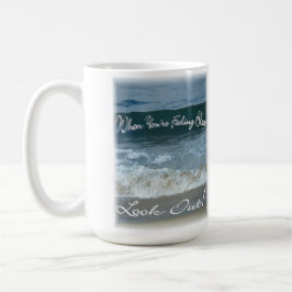 Caneca Quando você está sentindo azul olhe para fora