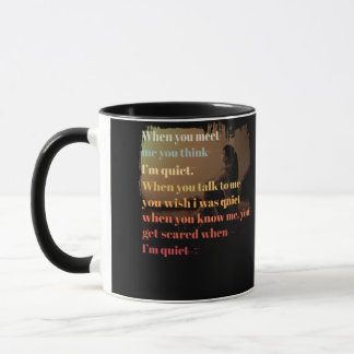 Caneca Quando você me encontra você pensa que eu sou sile