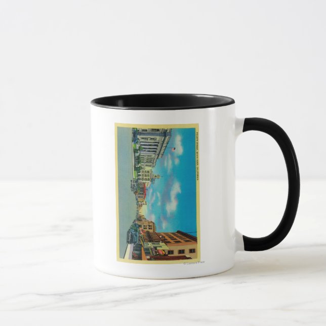 Caneca Quarta rua em Papais noeis Rosa, CASanta Rosa, CA (Direita)