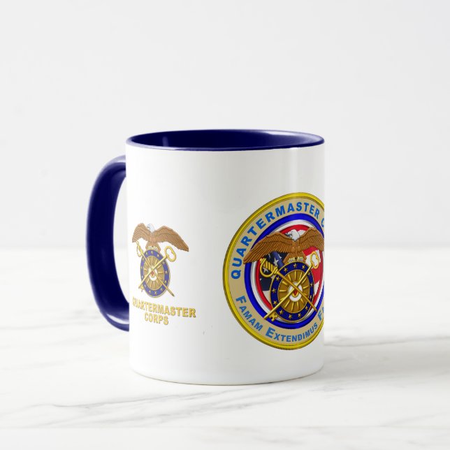 Caneca  Quartermaster Corps Veteran   (Frente Esquerda)