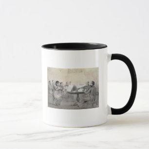 Caneca Quarteto da contagem A.F. Lvov do compositor, 1840