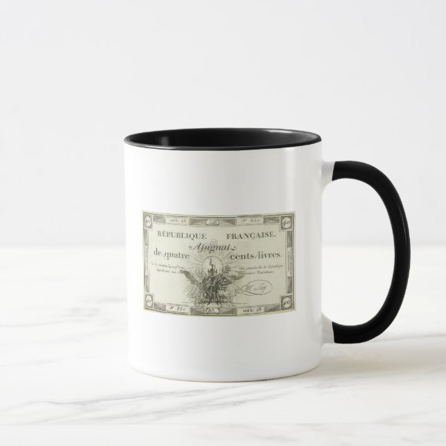Caneca Quatro cem cédulas do livre, o 21 de setembro de (Direita)