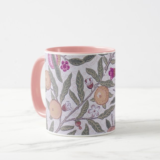 Caneca Quatro Frutas, William Morris (Frente Esquerda)