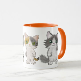 Caneca Quatro gatos bonitos