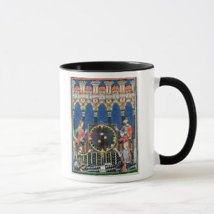 Caneca Quatro jogadores árabes da gamão