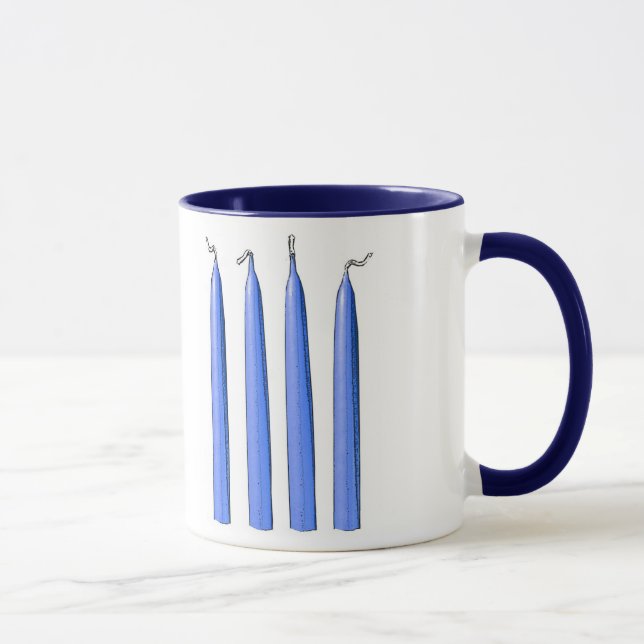 Caneca Quatro punhos das velas/forquilha (Direita)