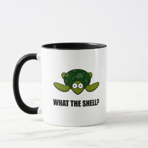 Caneca Que a tartaruga de Shell engraçada