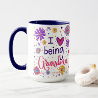 Que Bom Que Adoro Ser Vovó Inspirividade Café Mug