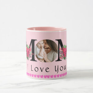 Caneca Que bom que te amo Dia de as mães de MÃE...