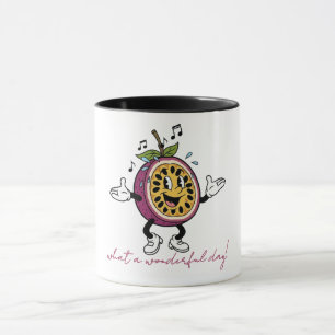 Caneca Que Dia Maravilhoso Maracujá