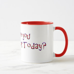 Caneca Que é você grato para hoje?