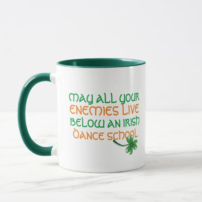 Caneca Que Todos Os Seus Inimigos Vivam Abaixo Da Escola  (Esquerda)