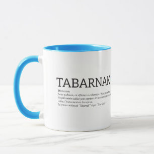 Caneca Québec Tabarnak Juron Joual Humor Francês