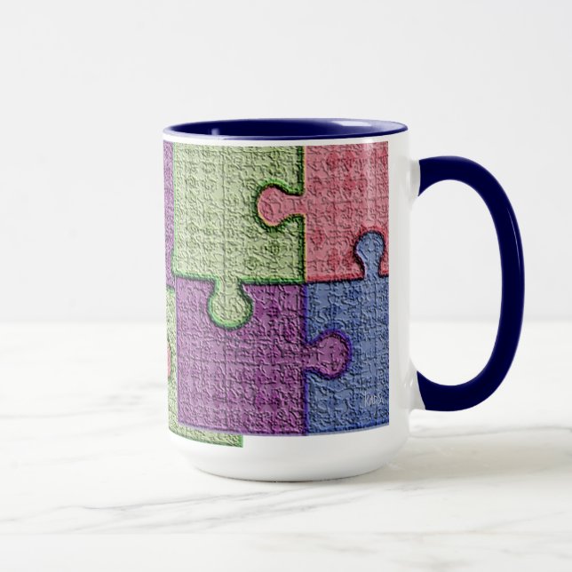 Caneca Quebra-cabeça Mug texturizado (Direita)