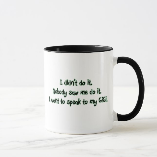 Caneca Queira falar a GiGi (Direita)