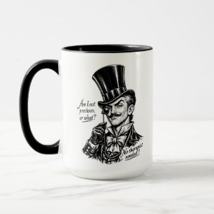 Caneca Quem é precioso?! Caricatura do Lorde espirituoso